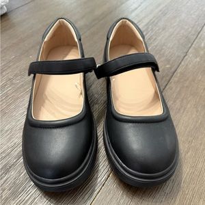 Black Mary Jane Flats